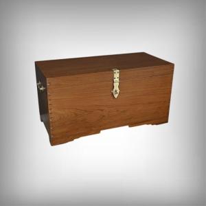 Large Teak Marine Chest – Late 19th Century