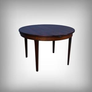 Scandinavian-style Rosewood Dining Table, Seats 6 To 8 – 1960