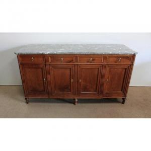 Louis XVI Sideboard In Solid Cherry - Eighteenth