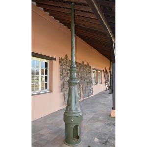 Floor Lamp With Gas Beak - XIXth