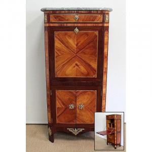 Small Secretaire In Precious Wood, Louis XVI Period - XVIIIth