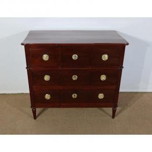 Rare Chest Of Drawers In Solid Amaranth, Louis XVI Period - XVIIIth