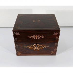 Rio Rosewood Liquor Cellar, In The Style Of Charles X - 1st Part Nineteenth