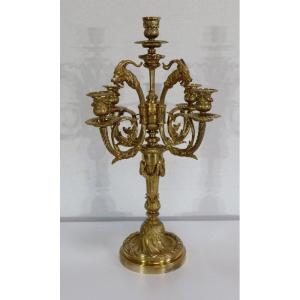 Important Bronze Candelabra - 2nd Half Nineteenth