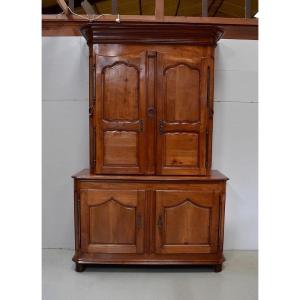 Buffet Two Regional Bodies In Cherry, Louis XIV Period - 1740