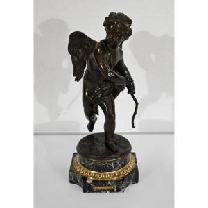 Bronze “cupid”, After Ls. Boizot – Late 19th Century