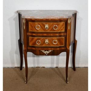 Small Commode d'Entre-deux, Transition Style Louis XV / Louis XVI - Early 20th Century