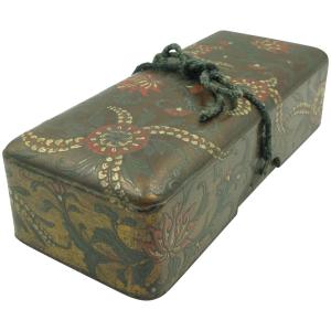 Unusual Japanese Lacquer Mailbox From The Edo Period (fubako)