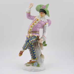 Meissen Porcelain Figure Of Pulcinella, After Kaendler
