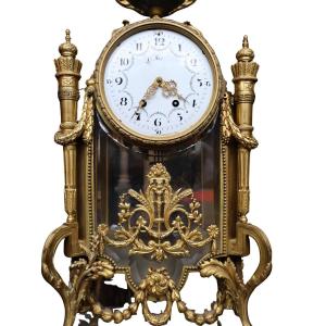 Louis XVI Style Ormolu Mantel Clock