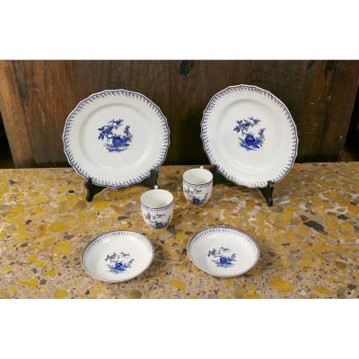 2 Plates, 2 Cups And 2 Saucers