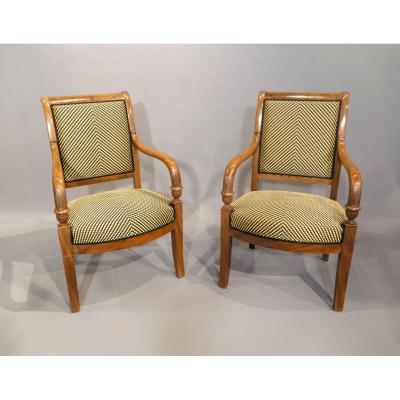 2 Empire Armchairs