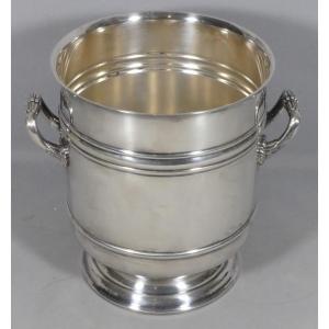 Christofle Sully, Silver-plated Metal Champagne Bucket Or Flower Box