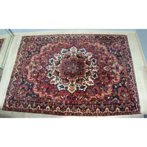 3.05m*2.16m, Large Vintage 70s Persian Wool Rug Bakthiar