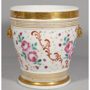 Paris Porcelain Flowerpot, Louis Philippe Period, Early 19th Century