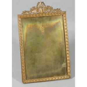 Empire Style Brass Photo Frame, Circa 1900