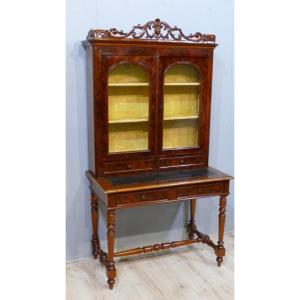 Display Cabinet, Table, Solid Mahogany And Veneer, Louis Philippe Period, Circa 1840 