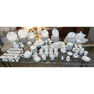 Haviland Torse Sylvie, A Rare Limoges Porcelain Dinner Service For 20 People