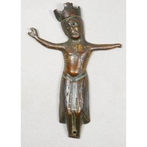 Limoges 13th Century, Champlevé Enamelled Copper Christ, Enamel, Enamels, Middle Ages