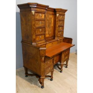 Mazarin Desk Forming A Cabinet, Writing Cupboard, Louis XIV, Early 18th Century