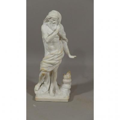 Paul Louis Cyfflé, Winter, Faiencerie De Toul, Jules Aubry Period, XIX