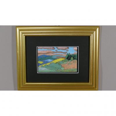 Very Rare Enamel, Limoges Enamels In Sub Cooking Matte Signed Siga