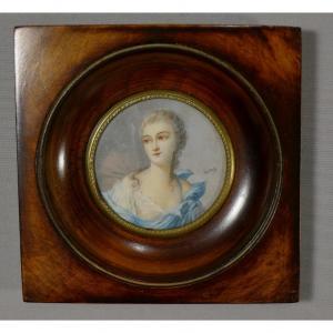 Princess De Rohan, Portrait In Miniature, Early Twentieth Time