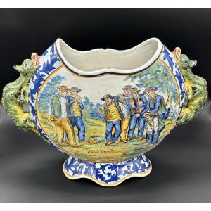 Hr Quimper Vase After Deyrolle