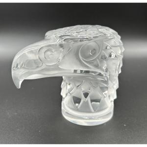 René Lalique Eagle Head Paperweight