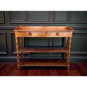 Furniture / Desserter / 19th Century Multi-level English Casewood Console