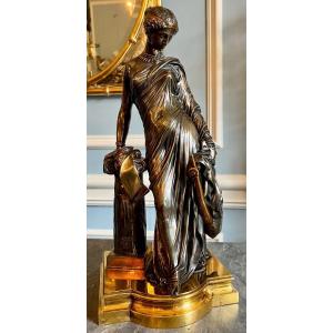 Pradier, James (1790-1852) - Sappho At A Column