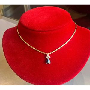 XXth Century Gold Chain And Pendant