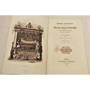 Book "pictoresque History Of Freemasonry-1844