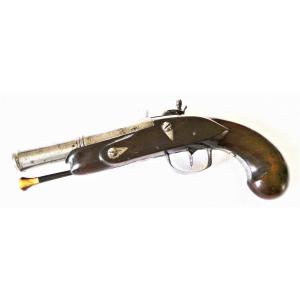 Flintlock Travel Pistol - XVIII° - Cal 18 Mm.