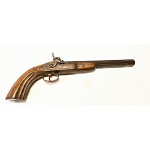 Percussion Shooting Gun With Flute Barrel - Cal=44