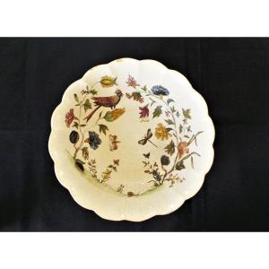 Earthenware Shaped Piece Of “nevers” – 19th Century