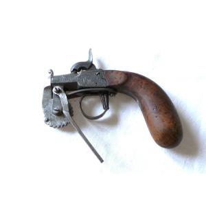 "louis-philippe" Pistol With Trunk And Percussion Test - 19th Century