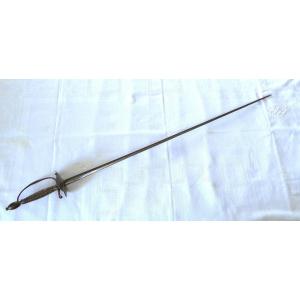 Louis XVI - XVIII° Period Sword With Lyre Echanger Guard Plat