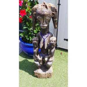 Large Statue Of The “koulango” Tribe Ivory Coast - Year 50