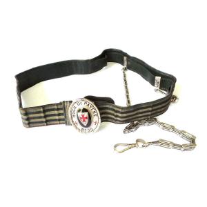 Templar Order Belt - Huges De Payns - 20th Century