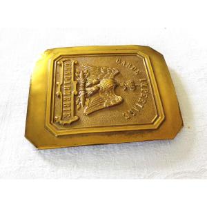 Ii° Empire - Gendarmerie Plate Of The Imperial Guard - 1850 - 1870 - 19th Century