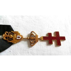 Commander's Cross Sovereign And Military Order Of The Temple Of Jerusalem Late 19th Century Beginning 20th Century