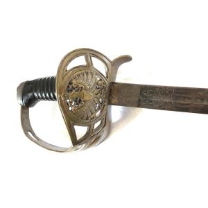 Officer's Saber Of The "2nd Hanoverian Dragon Regiment No. 16 Waterloo" Mod 1889 - 19th