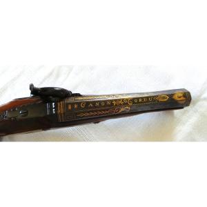 Officer's Pistol By "granger Merieu" In St-etienne (1780-1818) Consulate-1st Empire
