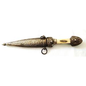 Ottoman Empire Small Kindjal Dagger - 19th Century