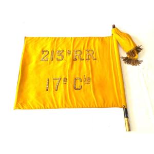 Pennant Of The 213th Regiment And The 17th Company - III Republic