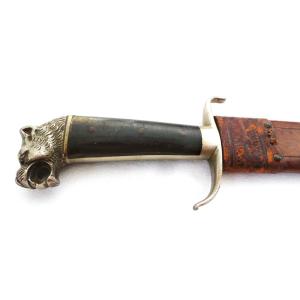 "joh - D - Post" Saber With Lion's Head And Scabbard