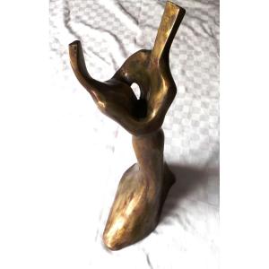 Bronze "a Waltz" Artist Retais - Philippe Jean Darondeau - 20th