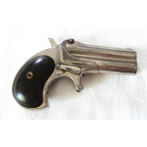 Remington Double Deringer Pistol - Over Under Deringer - Cal 41 Rf - 19th Century