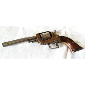 Usa Transitional "two Trigger" Revolver By "whitney-haven" (1852-1854) - Patented - Cal 32